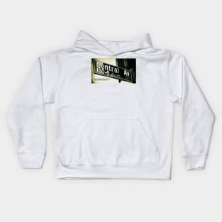 Central Avenue, Los Angeles, California by Mistah Wilson Kids Hoodie